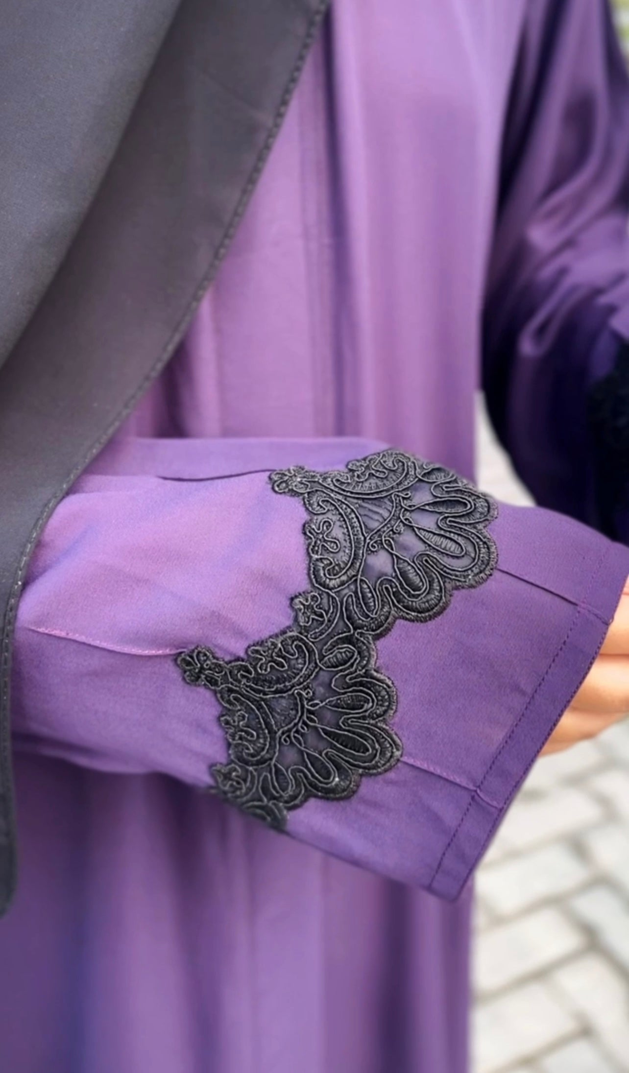 Purple Black Lace