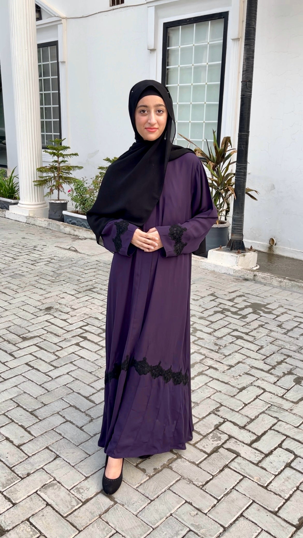 Purple Black Lace
