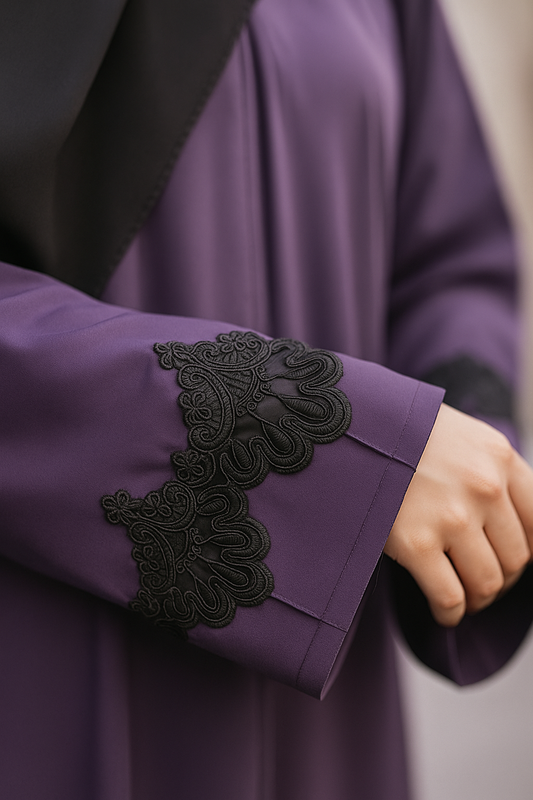 Purple Black Lace